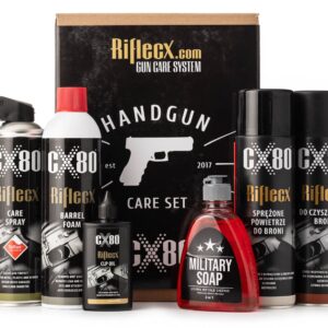 RifleCx - Handgun set - zestaw do czyszczenia broni krótkiej