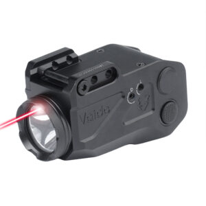 Vaide - Latarka taktyczna LED na broń z laserem Scrapper Combo - 500 lumenów - Czarna - VAPLL-R01